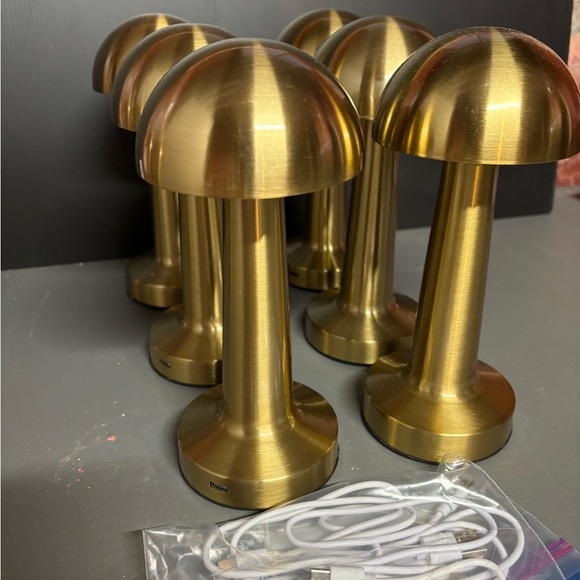 Set of 6 Mushroom Touch Lights - Picture 2 of 4